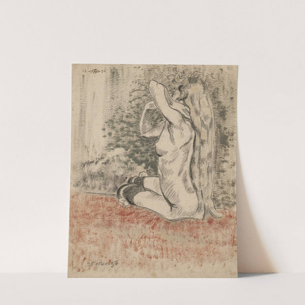 Nu assis by Georges Lemmen