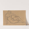 Nu assis by Aristide Maillol