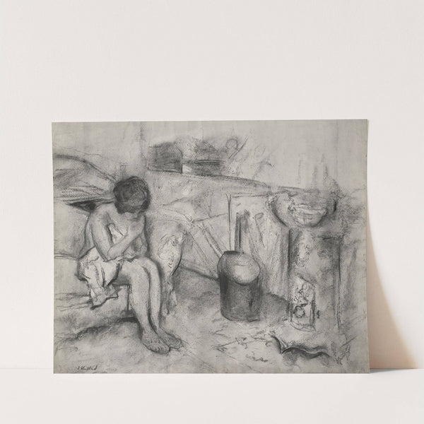 Nu assis dans l’atelier (circa 1915) by Édouard Vuillard