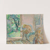 Nu Assis Sur Un Canapé Près De La Fenêtre (1934-35) by Henri Lebasque