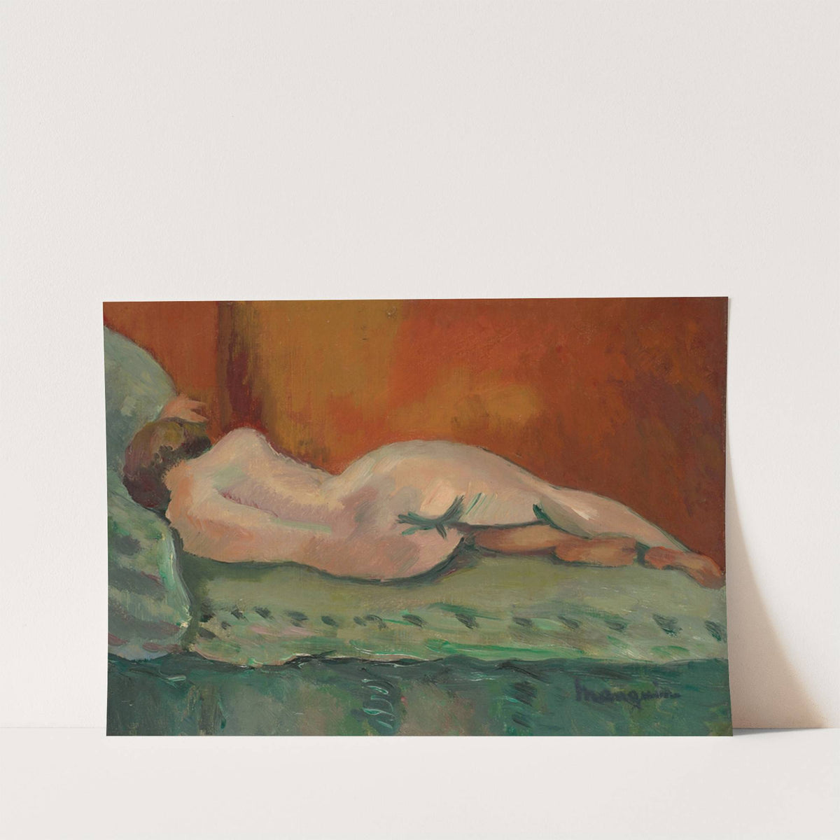 Nu couché de dos by Henri Manguin