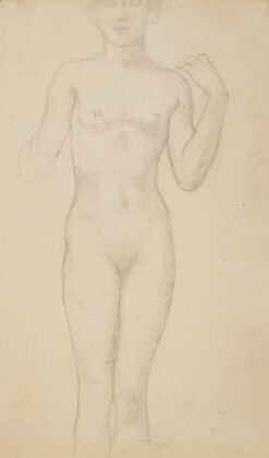 Nu debout de face (circa 1925-1930)