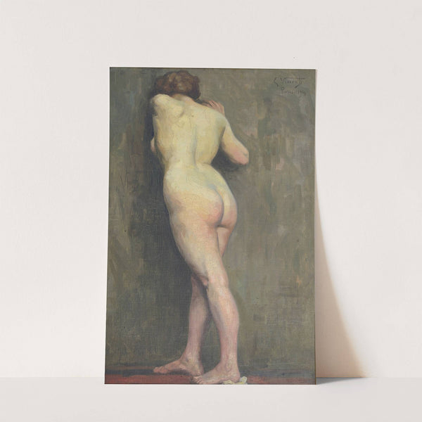 Nu feminino de costas (1894) by Eliseu Visconti