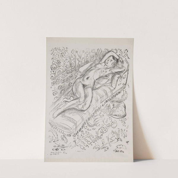 Nu sur chaise de repos sur fond moucharabieh (1922) by Henri Matisse