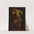 Nude academic sketch of a man holding a staff, en brunaille by Donato Creti