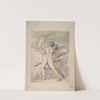 Nude Couple Embracing by Thomas Rowlandson