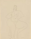 Nude Dancer with Drape