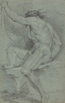 Nude Figure (academic study) (17th century)