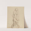Nude Figure with Mandolin by Laurent Honoré Marqueste