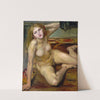Nude Girl on a Rug (1912) by Lovis Corinth