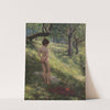 Nude in a glade by Hermann Moest