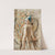 Nude little girl in a blue cap by Tadeusz Makowski