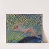 Nude lying female model by Maria Wiik