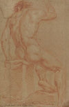 Nude Male Figure (recto) (17th century)