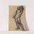 Nude Man Standing, with Left Hand Raised (c. 1900) by Edgar Degas