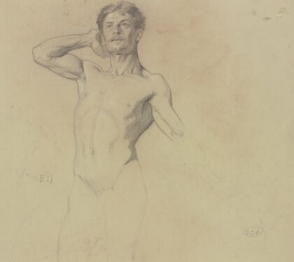 Nude of a young man