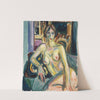 Nude, Sitting on the Couch (1925–1926) by Edvard Munch