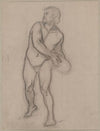 Nude sketch to the assailant to the painting ‘Martyrdom of St. Matthias’