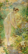 Nude standing outdoors (1900)
