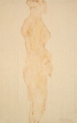 Nude Standing, Side View