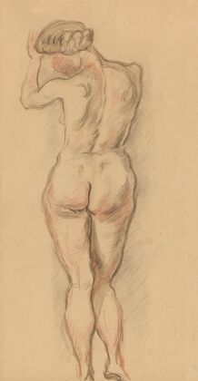 Nude standing with her back turned (1935)