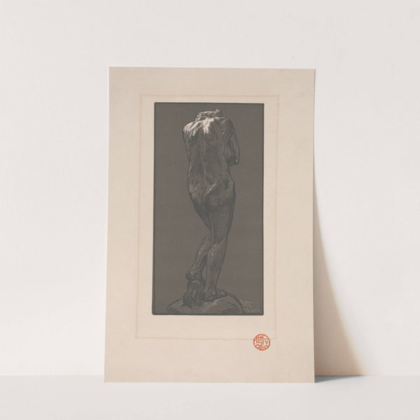 Nude statue, seen from behind (ca. 1902) by Auguste Louis Lepère