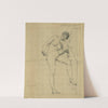Nude study for figure of Music (1896) by Kenyon Cox