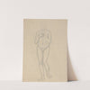 Nude study for the figure of Mary in the painting &#039;The Immaculate Conception of the Blessed Virgin Mary&#039; by Józef Simmler