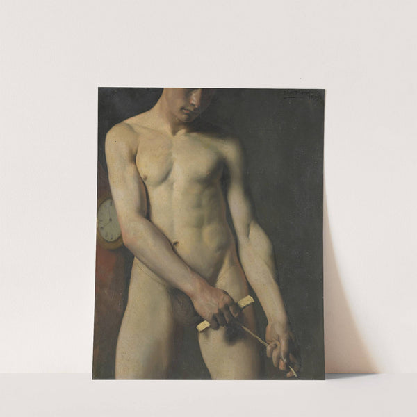 Nude Study of a Man by Pascal-Adolphe-Jean Dagnan-Bouveret