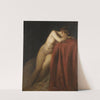 Nude With Red Drape by Franz von Defregger