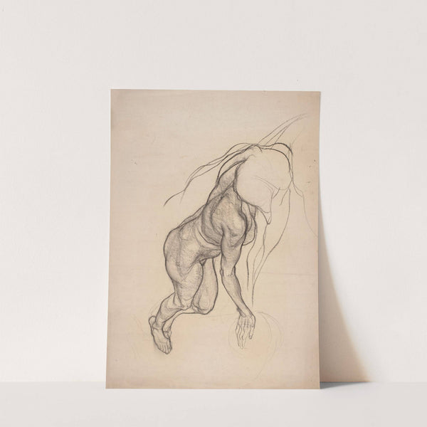 Nude woman lying on her stomach (1897) by Stanisław Wyspiański