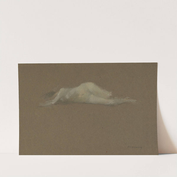 Nude Woman on Her Side by Thomas Wilmer Dewing