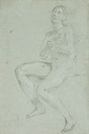 Nude Woman Seated with Arms Crossed