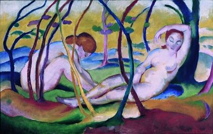 Nudes under Trees