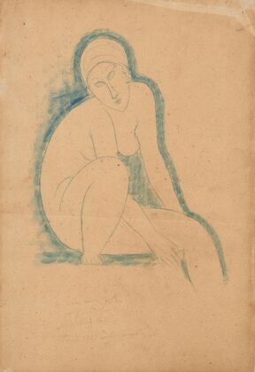 Nudo seduto (1913–1914)