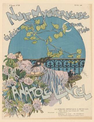 Nuit mystérieuse, élégie pour piano par Anatole Lancel (1889)