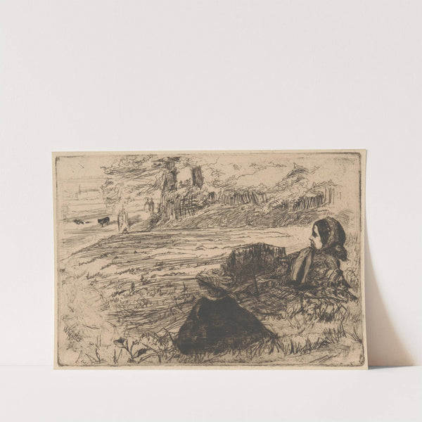 Nursemaid and Child (ca. 1859) by James Abbott McNeill Whistler