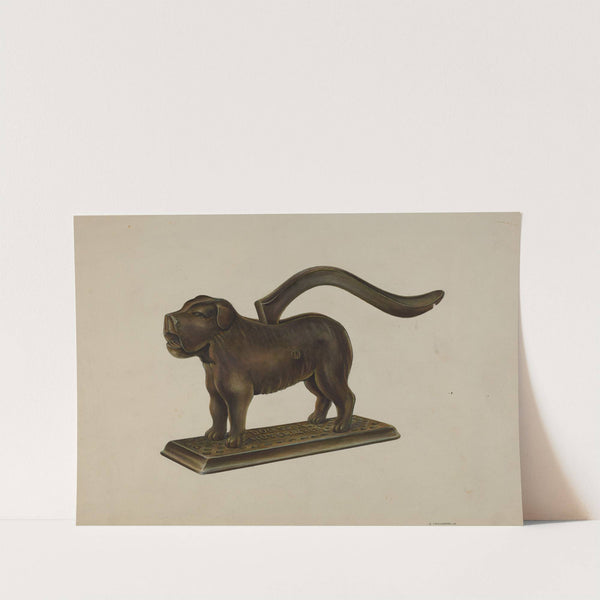 Nutcracker &#8211; Dog Tray (c. 1940) by Gerald Transpota