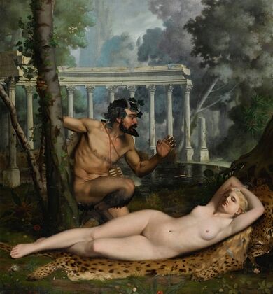 Nymphe Et Satyre
