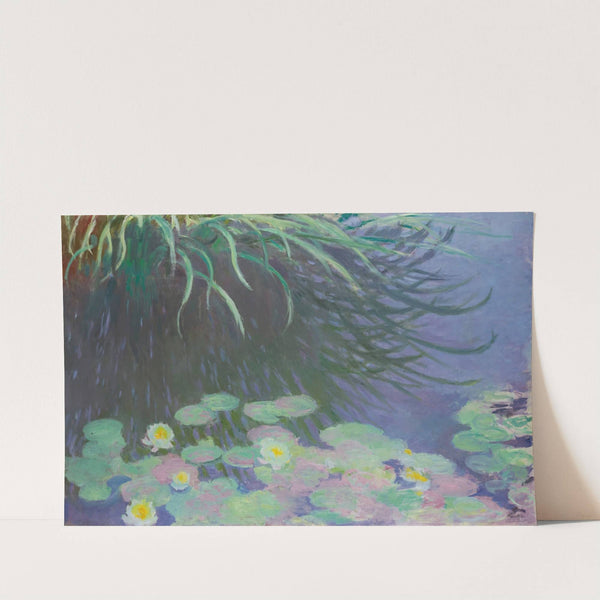 Nymphéas Avec Reflets De Hautes Herbes (1914-17) by Claude Monet