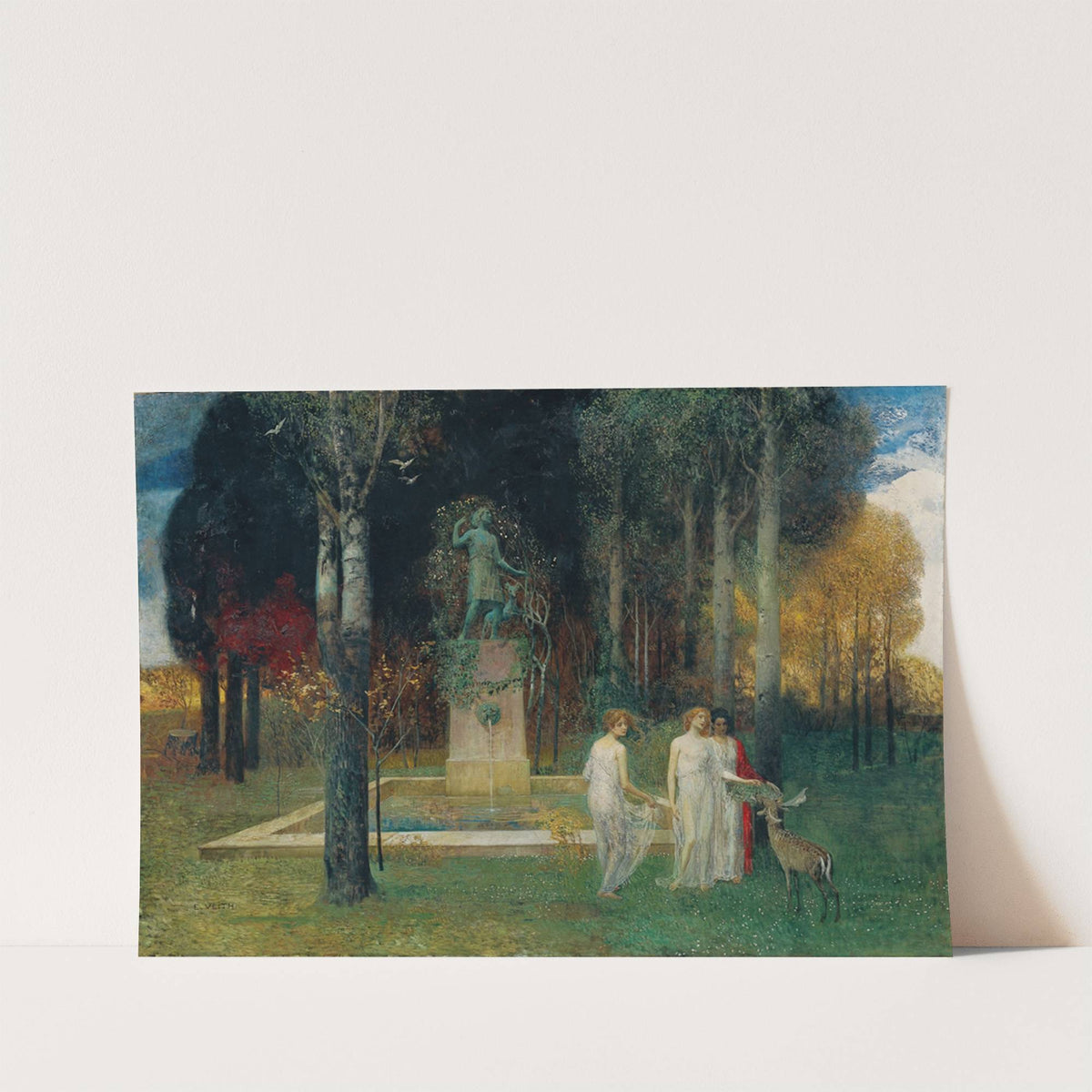 Nymphen am Brunnen by Eduard Veith