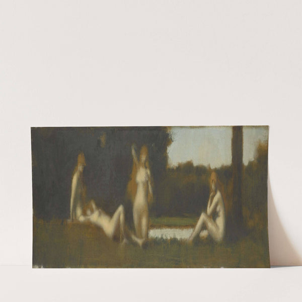 Nymphes à la sortie du bain (1877) by Jean-Jacques Henner