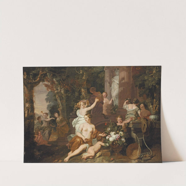 Nymphs And Bacchantes Paying Homage At The Temple Of Flora by Gerard de Lairesse