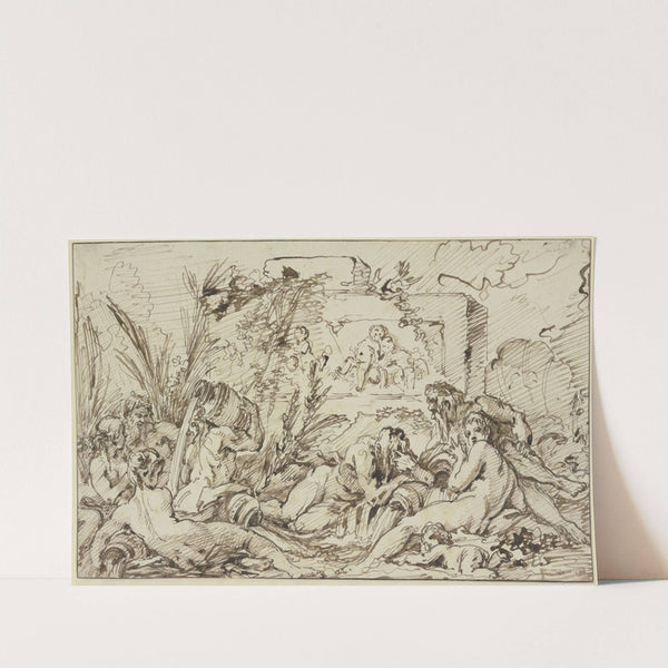 Nymphs and River Gods (ca 1735-1740) by François Boucher