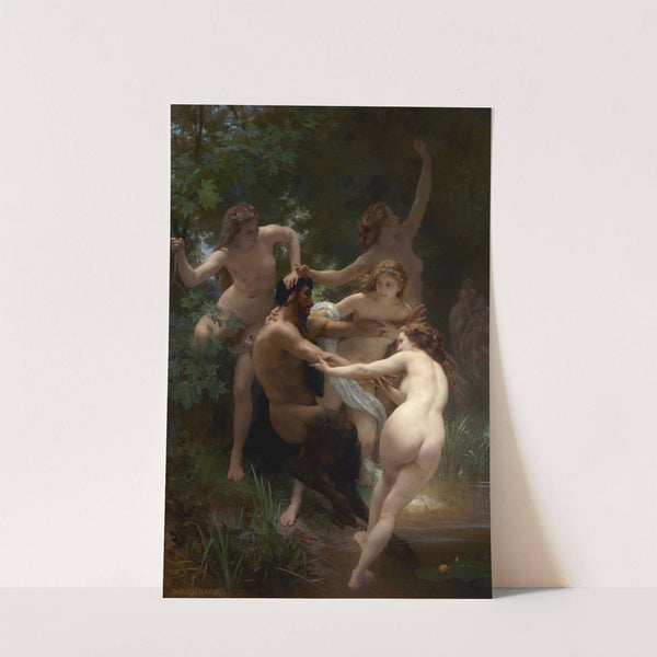Nymphs and Satyr (1873) by William Bouguereau
