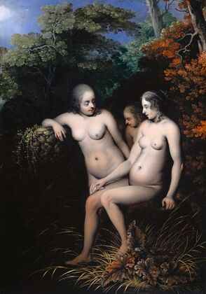 Nymphs at the Edge of a Forest (1664)