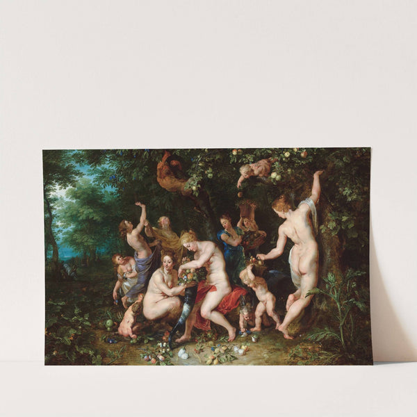 Nymphs Filling The Cornucopia (1615) by Peter Paul Rubens