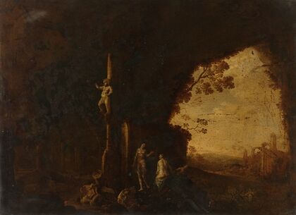 Nymphs in a Cave with Antique Ruins