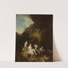Nymphs in a grotto by Christian Wilhelm Ernst Dietrich