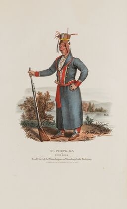 O’-CHECK-KA or Four Legs; Head Chief of the Winnebagoes of Winnebago Lake Michigan (1835) — size preview